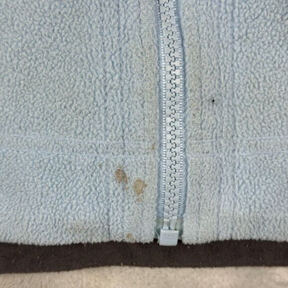North Face Jacket Womens Large Blue Fleece Quarter Zip Pockets Outdoors Winter* - Picture 7 of 16